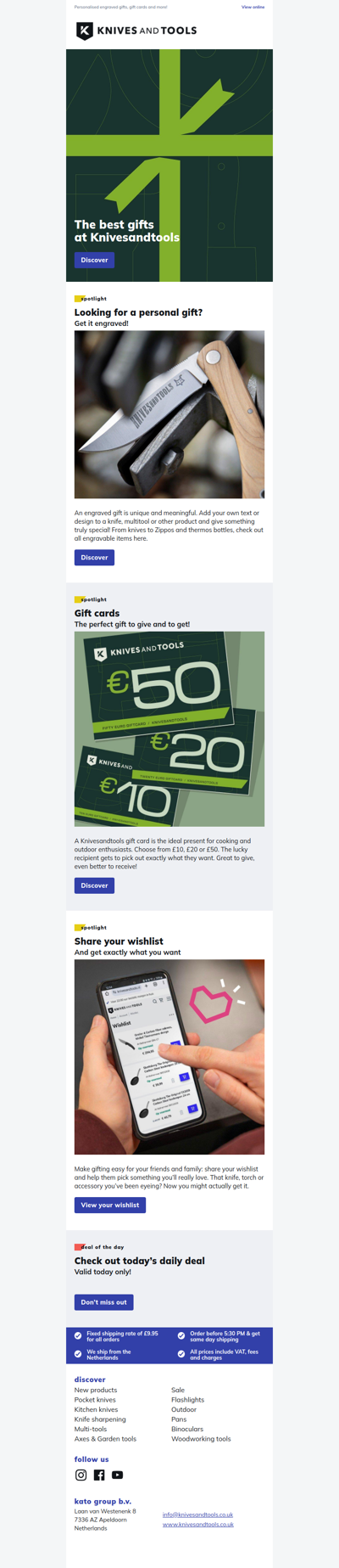 The best gifts at Knivesandtools