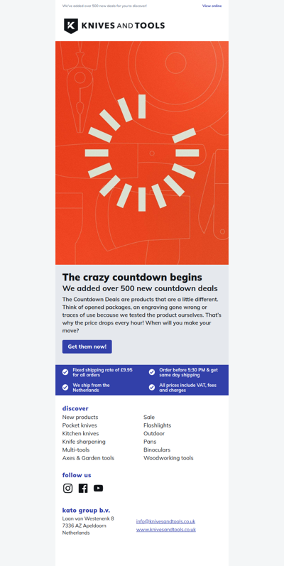 Every second counts with these new countdown deals!