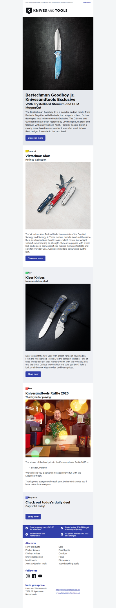 NEW: Bestechman Goodboy Jr. Knivesandtools Exclusive