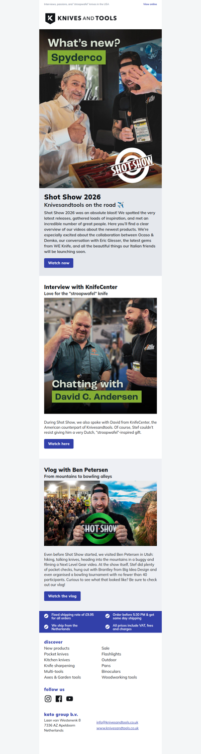 Knivesandtools at Shot Show 2026