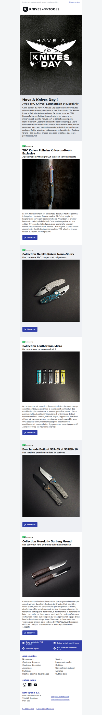 Have A Knives Day ! Avec le TRC Knives Polheim Knivesandtools Exclusive
