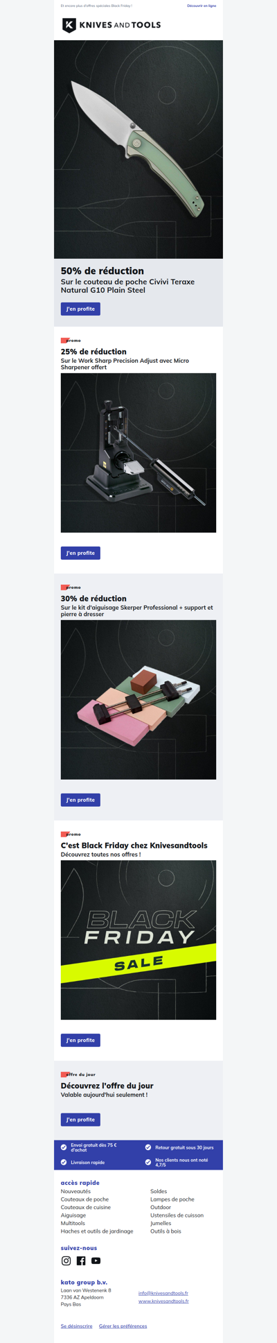 50% de réduction sur le couteau de poche Civivi Teraxe Natural G10 Plain Steel