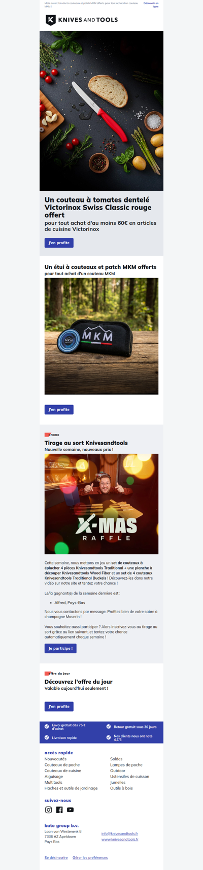 Un couteau à tomates dentelé Victorinox Swiss Classic rouge offert