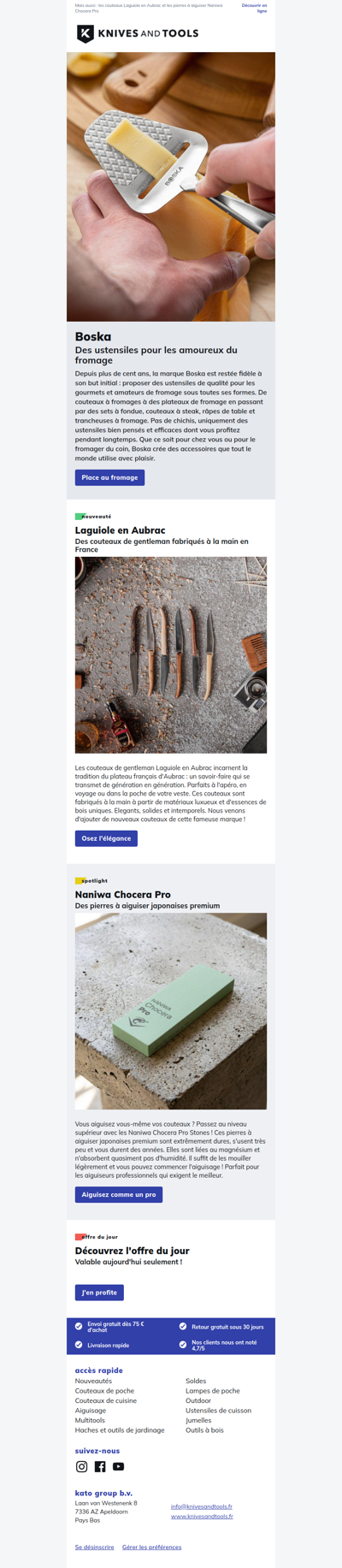 Vous aimez le fromage ? Coupez-le comme un pro avec Boska !