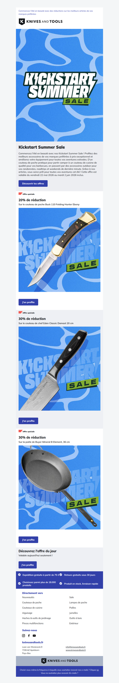 Kickstart Summer Sale!