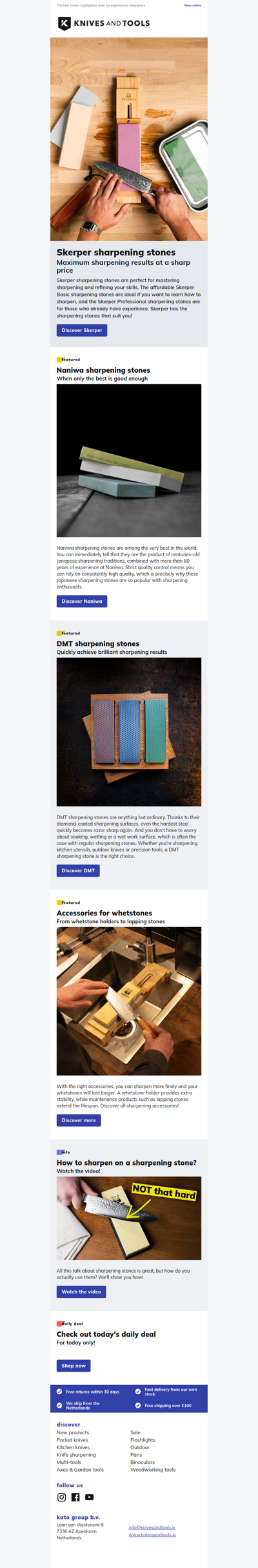 New year, new hobby: learn how to sharpen with sharpening stones