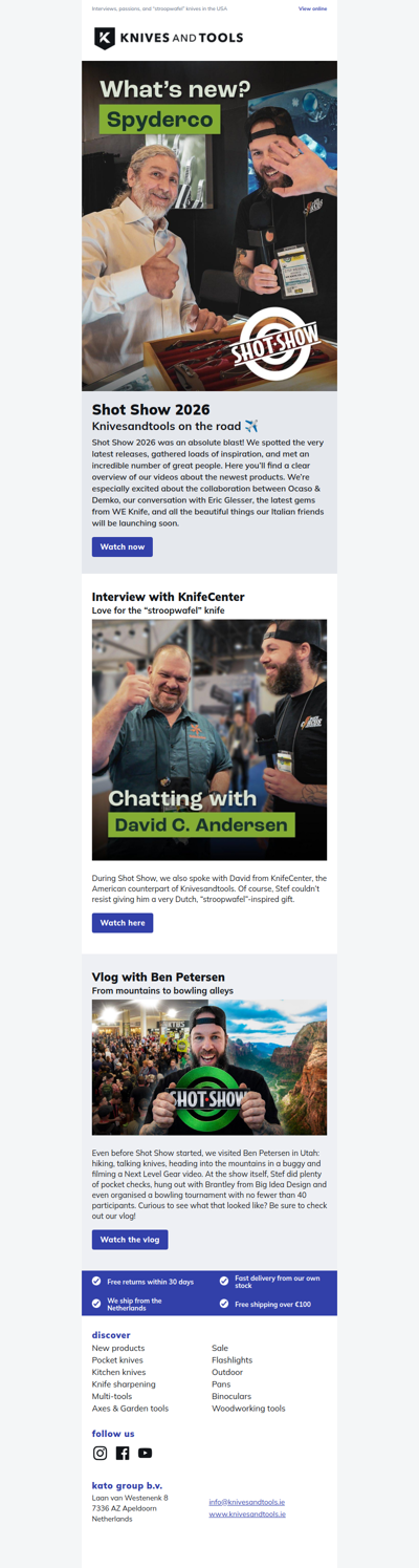 Knivesandtools at Shot Show 2026