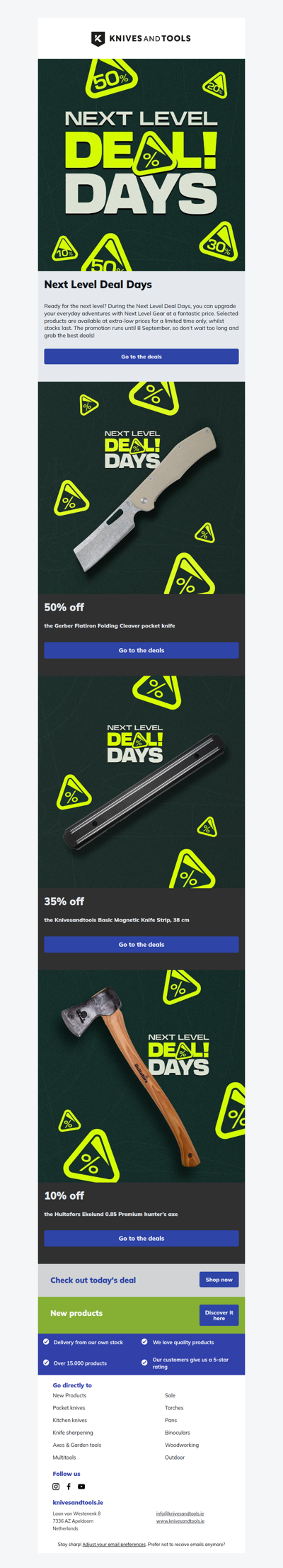 Next Level Deal Days! Upgrade your gear at a next-level price!