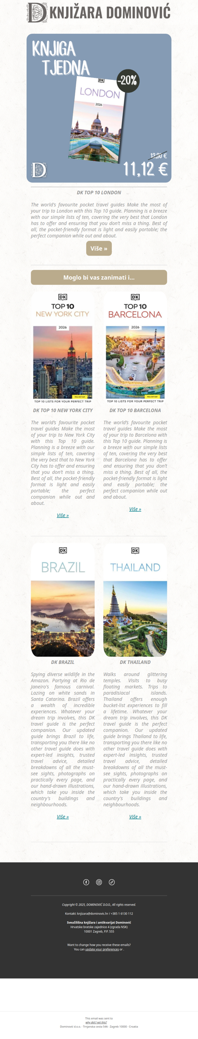 🌟 Knjiga tjedna: DK Top 10 London