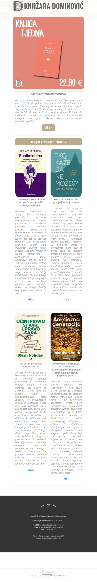 ✨ Knjiga tjedna: Započni godinu pozitivnih promjena