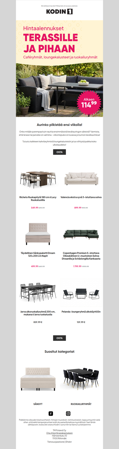 Ensimmäiset kevätauringot ovat täällä ☀️