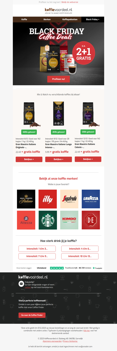 Het stopt! De Black Friday pre-sale