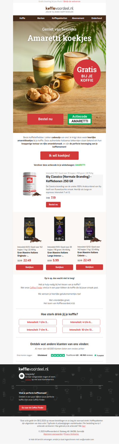 ⌛Laatste kans: gratis koekjes als lekker extraatje!