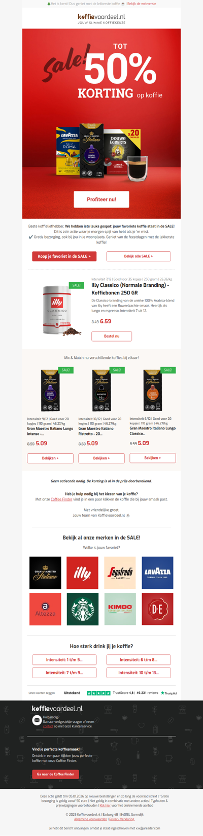 Mis de SALE niet! Tot wel 50% korting op bijna alles