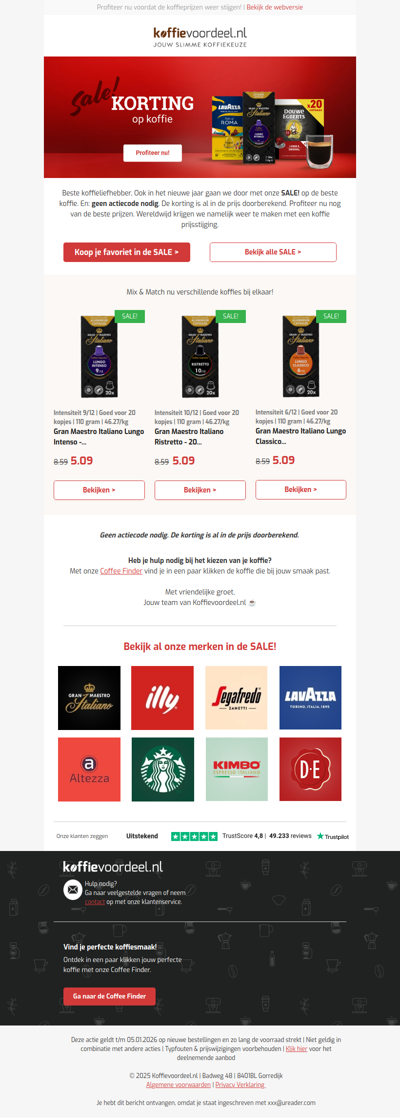 De laatste SALE week! Ga voorbereid het nieuwe jaar in