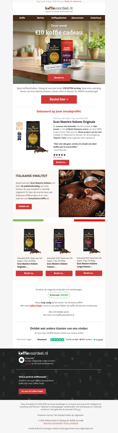 Vandaag nog €10 korting op o.a. Beste Product v/h Jaar!