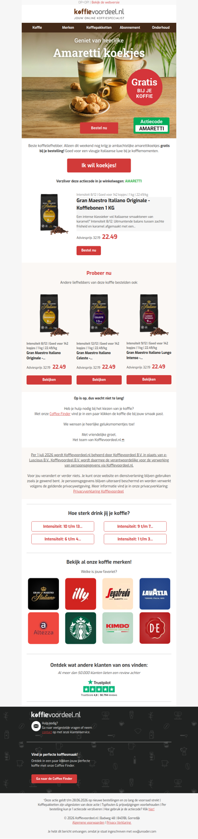 Deze amaretti wil je gratis proeven!