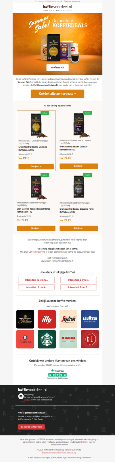 De heetste koffiedeals wachten op je!