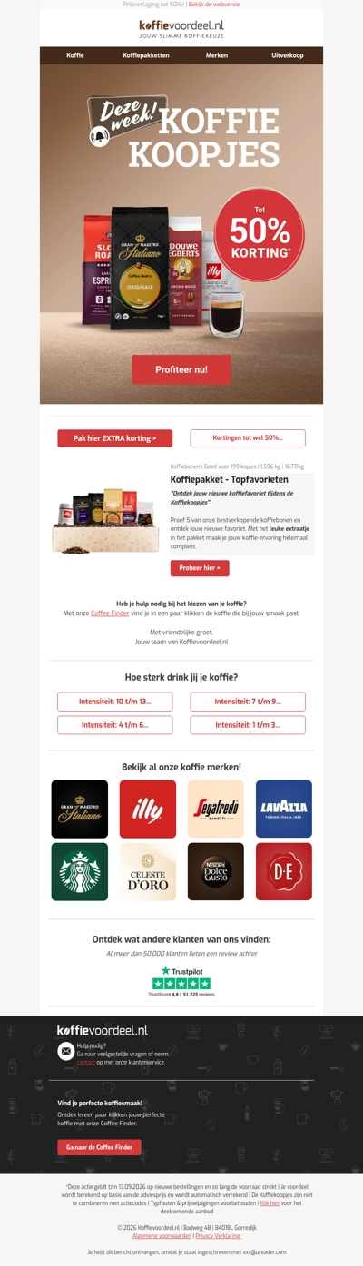 Stop met te veel betalen voor koffie