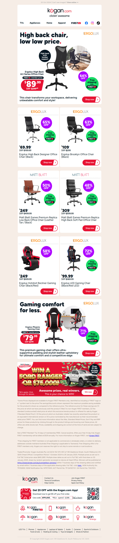 You won't believe the price of this office chair + free shipping!