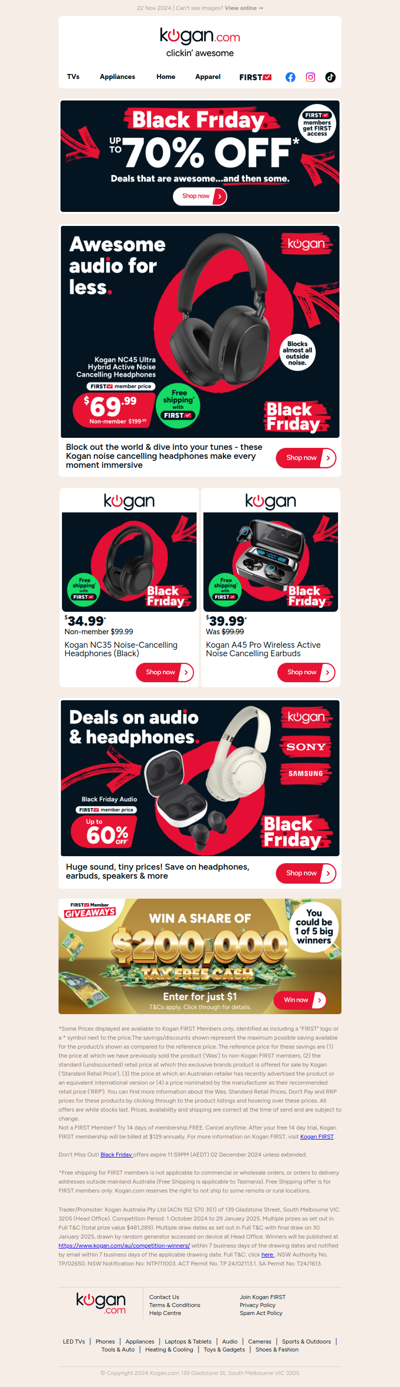 Black Friday Sale 🎧 You won't believe the price of these noise-cancelling headphones!