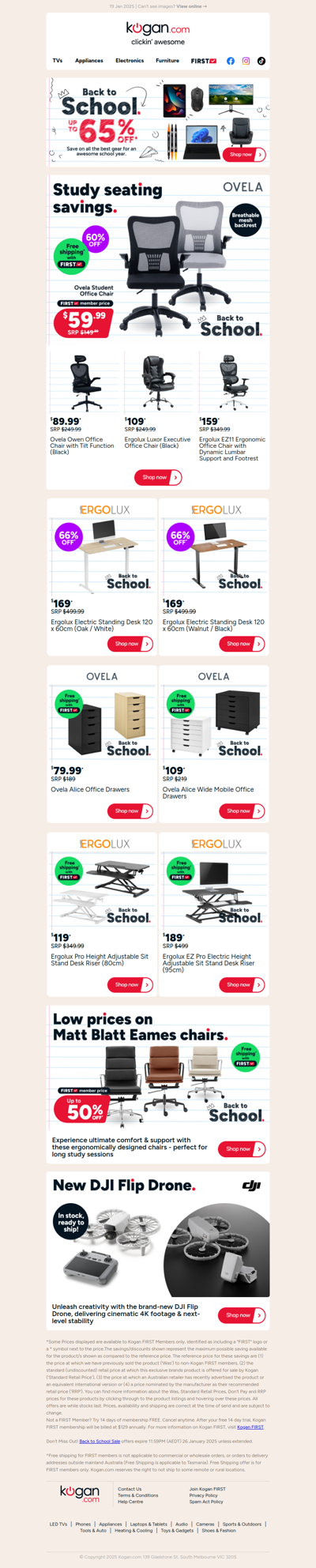 Ovela Student Office Chair NOW $59.99 (that’s 60% OFF standard retail price) + free shipping