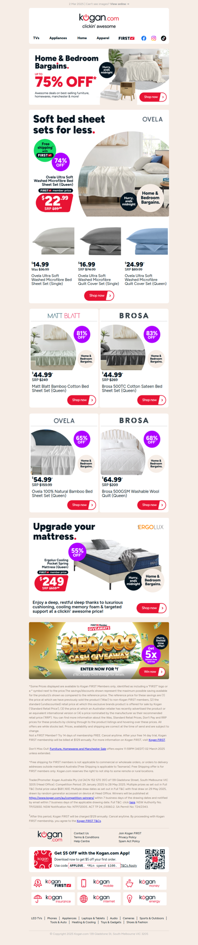 HURRY, ENDS MIDNIGHT ⏰ Ovela Ultra Soft Bed Sheet Set (Queen) ONLY $22.99 (74% OFF standard retail price)