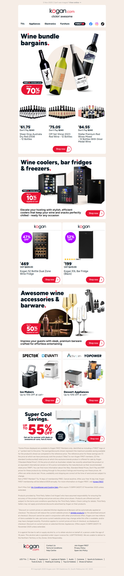 Up to 70% OFF award-winning wine bundles 🍷