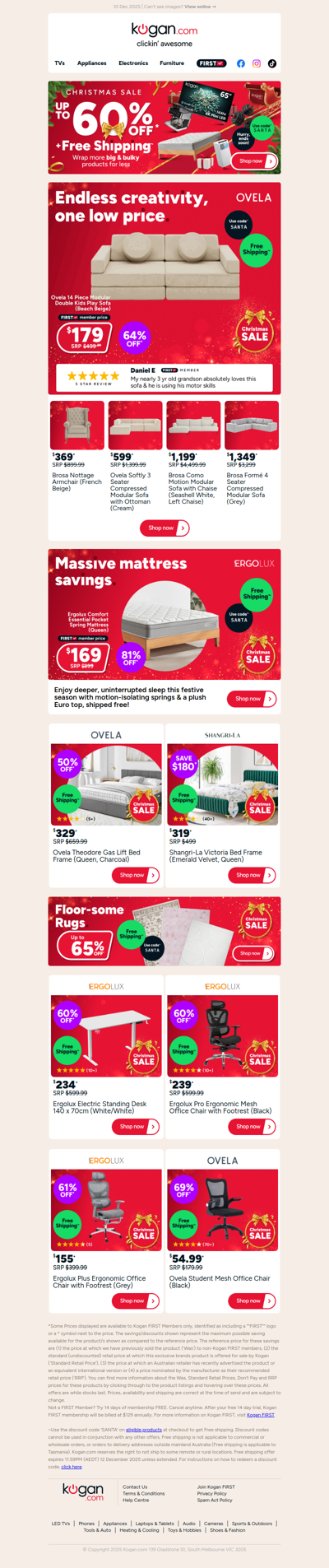 14 Piece Play Sofa ONLY $179 + free shipping 🎁 (64% OFF standard retail price)