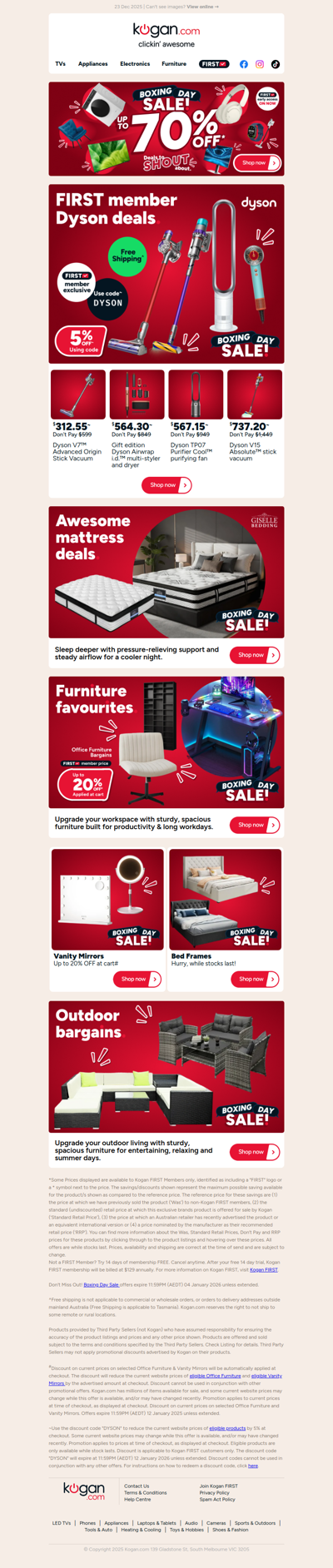 Boxing Day Dyson deals on NOW 🔥 Dyson Airwrap NOW $564.30 with code!