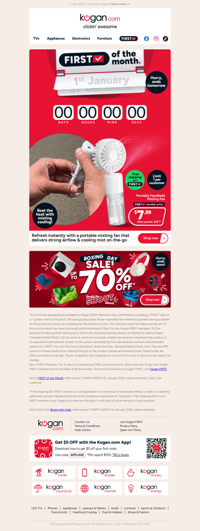 HURRY, ENDS TOMORROW! 🚨 Portable Handheld Misting Fan ONLY $7.99 (Rising to $39.99)