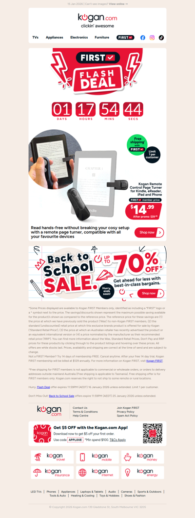 HURRY, ENDS TOMORROW 🚨 Kogan Remote Control Page Turner ONLY $14.99 (Rising to $39.99)