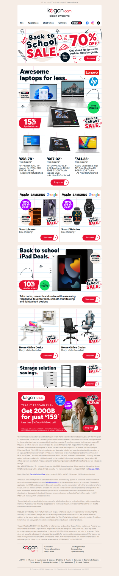 Inside: Awesome Back to School deals on laptops, tablets. smartphones & more!