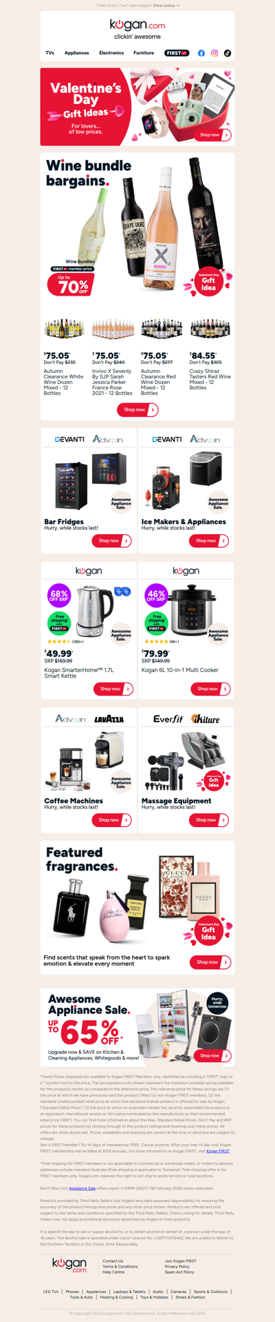 Valentine's Day wine deal 🍷 Up to 70% OFF Wine Bundles!