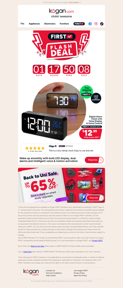 HURRY, ENDS TOMORROW 🚨 Digital Alarm Clock ONLY $12.99 (Rising to $69.99)