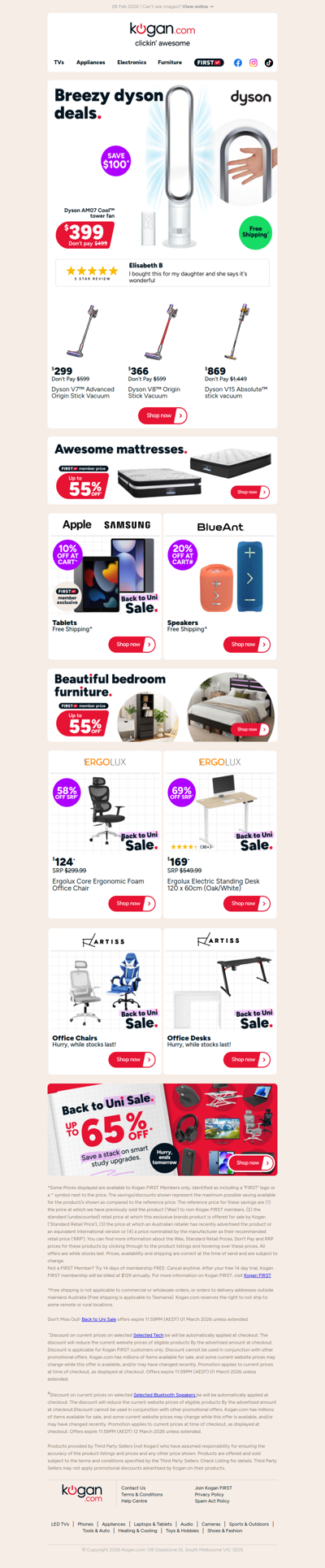 Dyson free shipping deals ❗ Dyson Cool™ Tower Fan ONLY $399