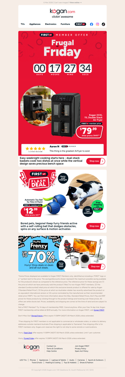 TODAY ONLY! 🚨 Double Stack Air Fryer ONLY $79.99 (Rising to $449.99)