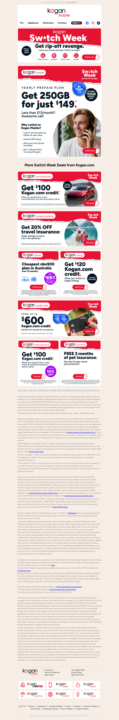 Switch Week offer: YOUR new mobile plan now costs LESS than $13/month! 👀