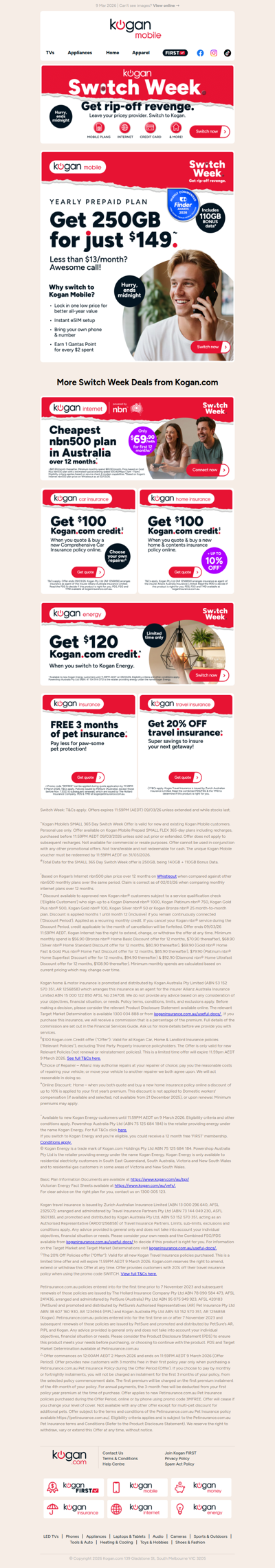 LAST CHANCE! 250GB of data for ONLY $149~ 📱⏰ SWITCH WEEK ENDS MIDNIGHT!