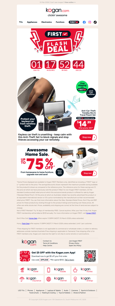 FLASH DEAL ⚡ Anti-Car-Theft Box and Pouch Set ONLY $14.99 (Rising to $49.99)