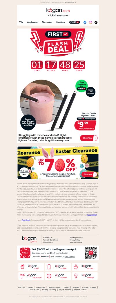 HURRY, ENDS TOMORROW ⚡ Electric Candle Lighter (2 Pack) ONLY $9.99 (Rising to $49.99)