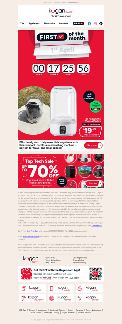 TODAY ONLY 🚨 Portable Mini Washing Machine ONLY $19.99 (Rising to $69.99)