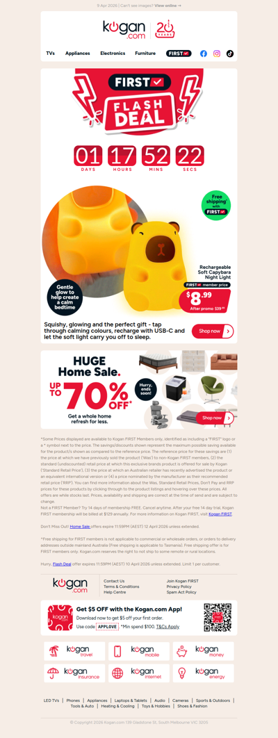 HURRY, ENDS TOMORROW 🚨 Rechargeable Capybara Night Light ONLY $8.99! (Rising to $39.99)