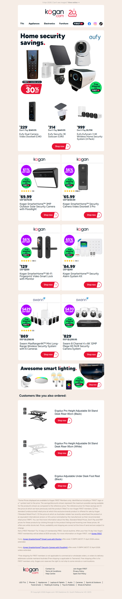 Smart Home Savings ⚡ Up to 30% OFF + Free Shipping on Eufy Tech!