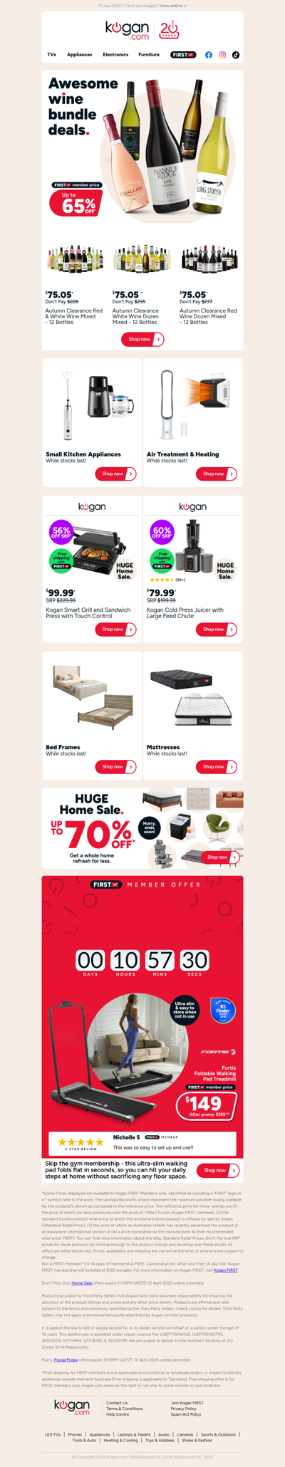 12 Bottle Red & White Wine Bundle ONLY $75.05 (That's only $6.26 per bottle)