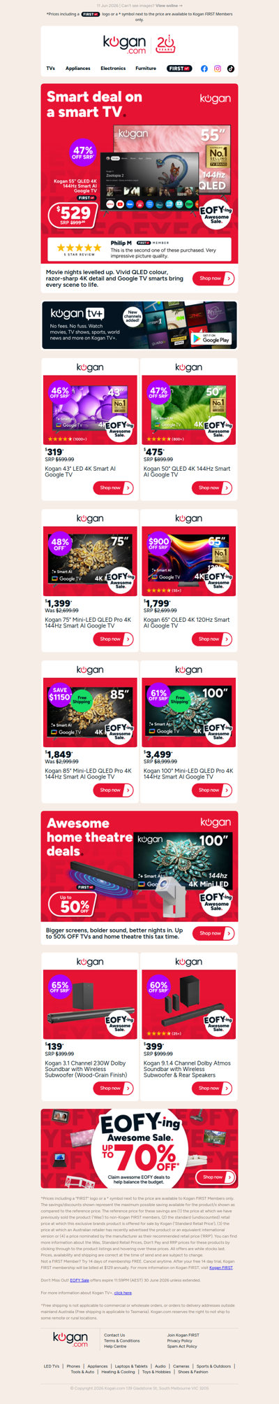 EOFY TV Deal 📺 55