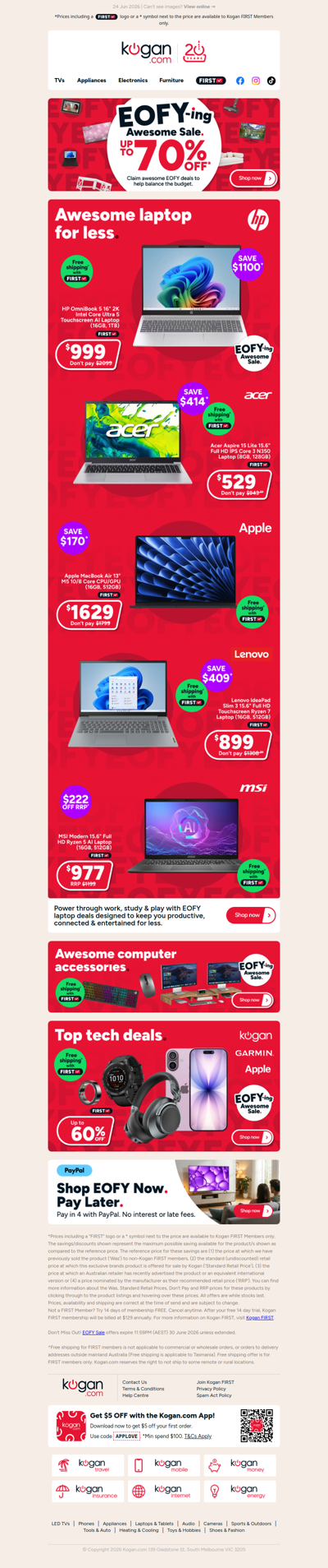 Big Brand EOFY Laptop Deals 💻  HP 16