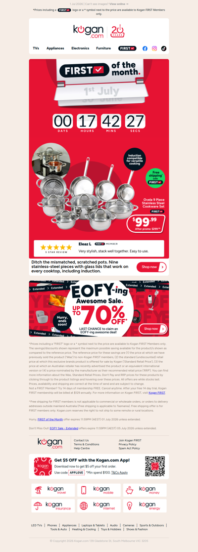 TODAY ONLY! 🚨 Ovela 9 Piece Stainless Steel Cookware Set ONLY $99.99 (Rising to $299.99 tomorrow)