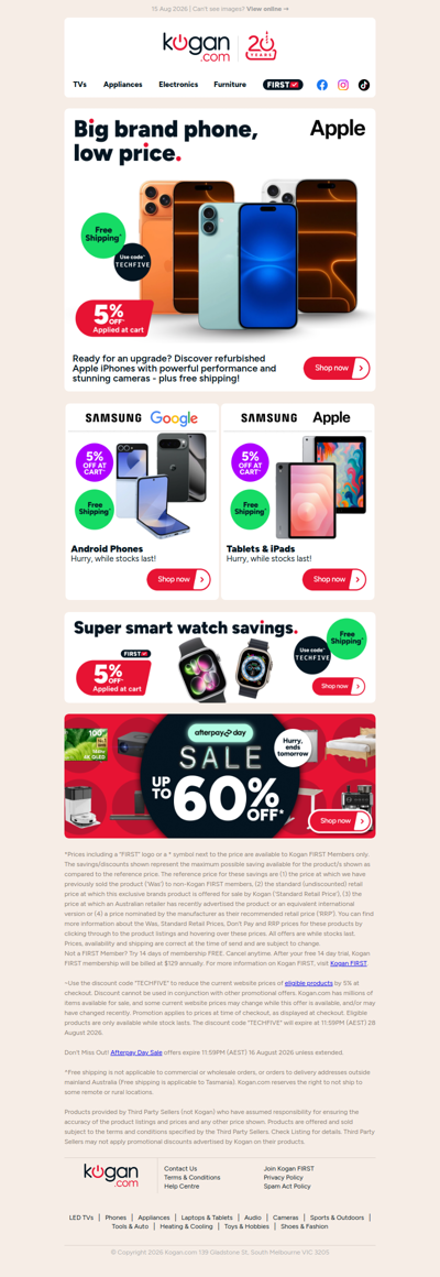Apple iPhone Deals ⚡ 5% OFF at cart + free shipping!