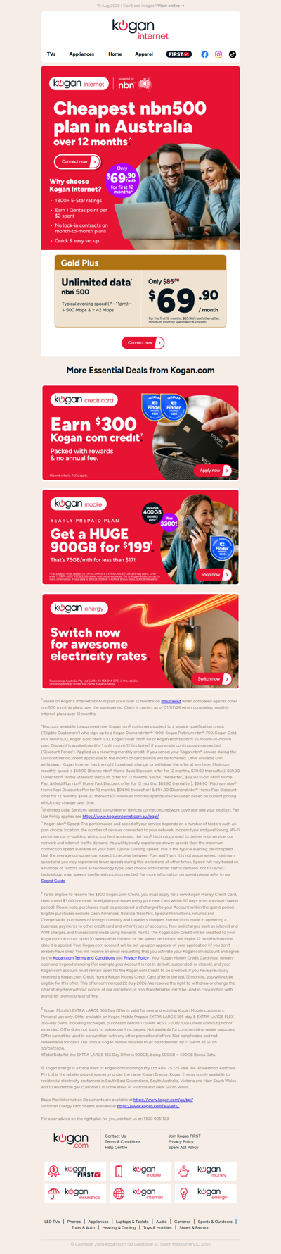 Australia's CHEAPEST nbn500 over 12 months^ 🤯